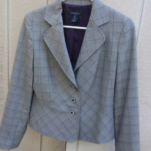 Nine West Jacket - taupe with blue size 8